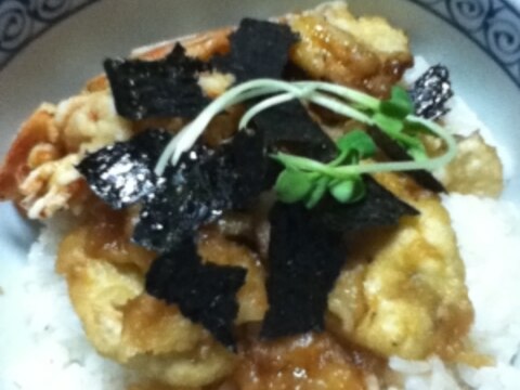 牛肉の天ぷら丼